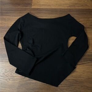 NWOT Zara Asymmetric Shoulder Top